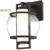 Modern Forms WS-W74612-BK Lucid Wall Light, уличный настенный светильник