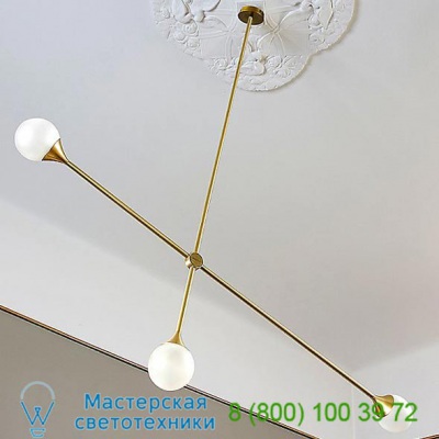 SI-3-BLA/PB Intueri Light Bullarum SI-3 Chandelier, светильник