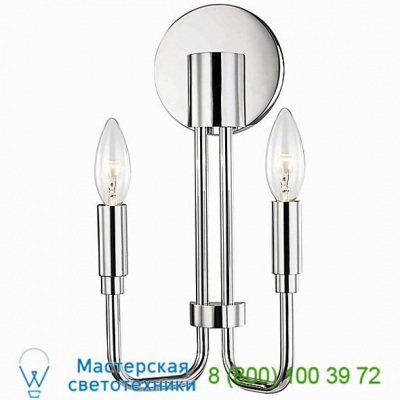 Brigitte Wall Sconce Mitzi - Hudson Valley Lighting H261102-AGB, настенный светильник
