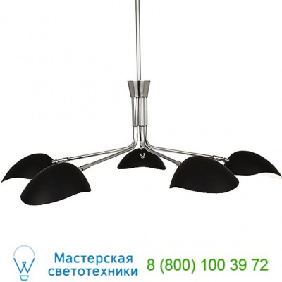 1522 Robert Abbey Racer Chandelier, светильник