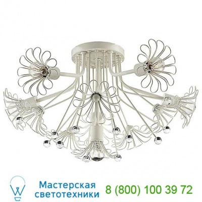 Keaton Bouquet Flushmount Ceiling Light (Cream) - OPEN BOX  Visual Comfort, светильник