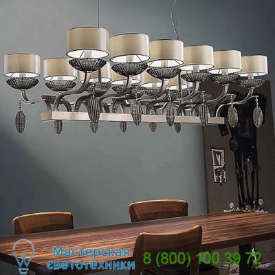 Isbel 12 BIL Linear Pendant Light Masiero , светильник