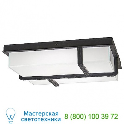 Sirato Outdoor LED Wall Sconce / Flush Mount Ceiling Light George Kovacs P1340-039-L, уличный настенный светильник