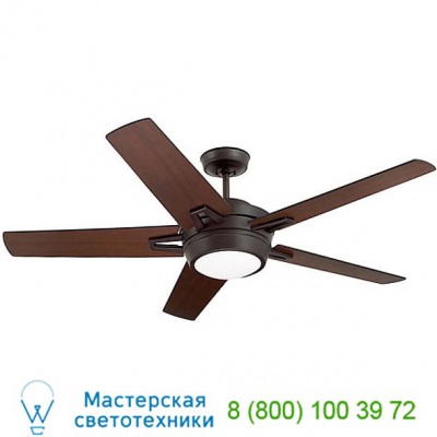Southtowne Ceiling Fan Emerson Fans CF4900BS, светильник
