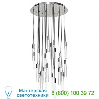 Seraph Round 20 Inch LED Chandelier SER-20P-BL-BU Blackjack Lighting, светильник
