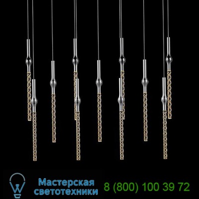 2937.01 Rain Rectangle Cluster LED Pendant Light SONNEMAN Lighting, светильник