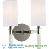 Wylie 2 Light Wall Sconce 6312-PN Hudson Valley Lighting, настенный светильник бра