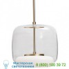 Enkel LED Mini Pendant Light (Clear Glass Shade with Vintage Brass) - OPEN BOX RETURN Kuzco Lighting, светильник