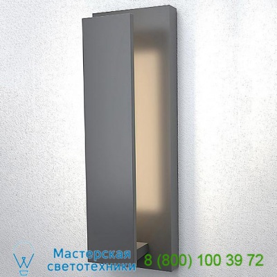 Nate 17 Outdoor Wall Sconce (Graphite/17 In)-OPEN BOX RETURN LBL Lighting OB-OD1007GRPLED930W, опенбокс