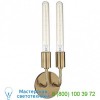 Ava Double Wall Sconce Mitzi - Hudson Valley Lighting H109102-AGB, настенный светильник бра