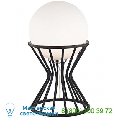 HL194201-PN/BK Petra Table Lamp Mitzi - Hudson Valley Lighting, настольная лампа