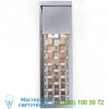 Tweed Outdoor Short Wall Sconce Hammerton Studio ODB0040-16-AG-M1-G1, уличный настенный светильник