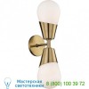 Cora Double Wall Sconce H101102-AGB Mitzi - Hudson Valley Lighting, настенный светильник бра