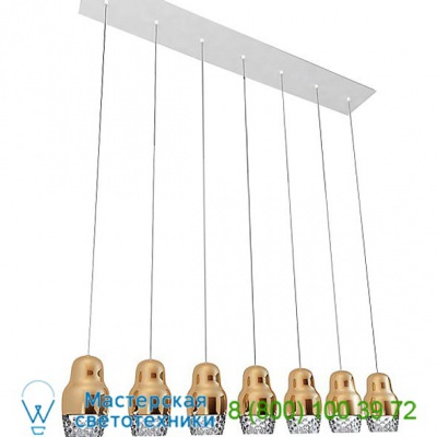 AXO Light Fedora 7 Light Linear Pendant Light USFEDOR7BRBCGU1, светильник