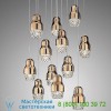 AXO Light USFEDOR3BRBCGU1 Fedora Cluster Pendant Light, подвесной светильник