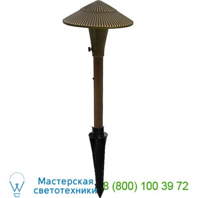 AL-15-SM-AH-H-BRS Small Brass Tiki Area Light Focus Industries, светильник для садовых дорожек