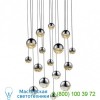 2923.01-SML Grapes 16 Light LED Square Multipoint Pendant SONNEMAN Lighting, светильник