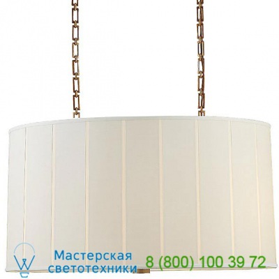 Visual Comfort BBL 5031BZ-S Perfect Pleat Oval Pendant Light, светильник