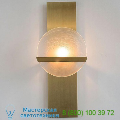 Ridgely Studio Lunette Rectangular Wall Light LUN-REC-CLA-CH-BBR, настенный светильник