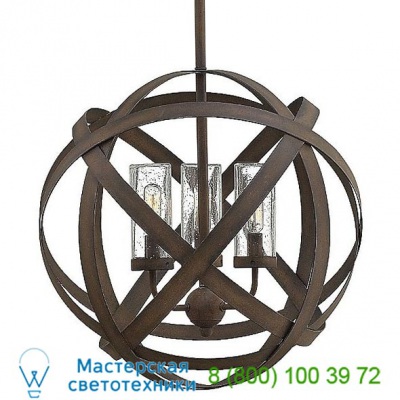 Hinkley Lighting 29705VI Carson Outdoor Chandelier, уличный подвесной светильник