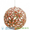 David Trubridge FLO-0800-NAT-WHI Floral Pendant Light, светильник