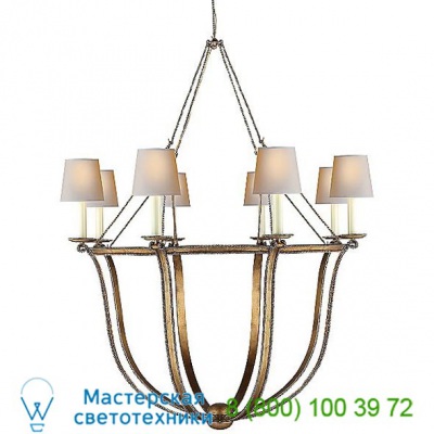 Lancaster 8-Light Chandelier Visual Comfort CHC 1577AI-NP, светильник