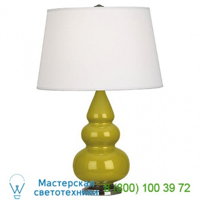 CR32X Robert Abbey Small Triple Gourd Table Lamp with Metal Base, настольная лампа