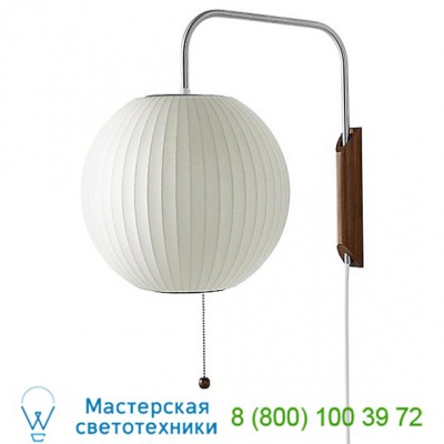 Nelson Ball Wall Sconce H761SCWALBNS Nelson Bubble Lamps, настенный светильник