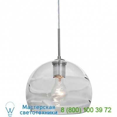 Spirit Pendant (Clear/Satin Nickel/10 in) - OPEN BOX RETURN Besa Lighting , светильник