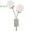 Prescott Wall Light (White/Polished Nickel/Left) - OPEN BOX Visual Comfort OB-KS 2407PN-WG, опенбокс