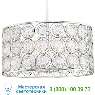 Minka-Lavery Culture Chic Drum Shade Pendant Light 4668-598, подвесной светильник