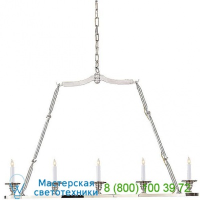 Visual Comfort CHC 1441AB Flat Line 5-Light Linear Suspension Light, светильник