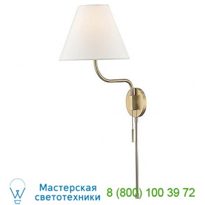 Mitzi - Hudson Valley Lighting HL240101-AGB Patti Wall Sconce, встраиваемый в стену светильник