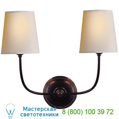 Vendome Wall Sconce TOB 2008AS-NP Visual Comfort, настенный светильник бра