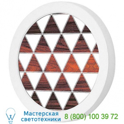 Jd_Triangle1_Rose_Wink jefdesigns Triangle 1 Port LED Wall Sconce, настенный светильник