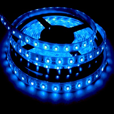 Светодиодная лента LEDcraft SMD 5050 7.2 Ватт на метр 30 диодов на метр IP 68 Синий