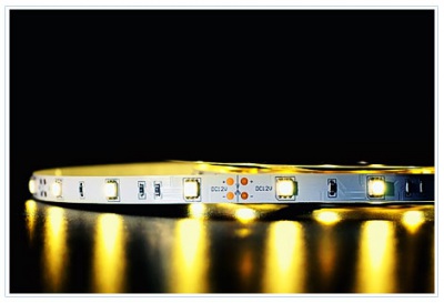 Светодиодная лента LEDcraft SMD 5050 7.2 Ватт на метр 30 диодов на метр IP 33 Желтый