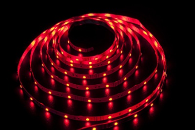 Светодиодная лента LEDcraft SMD 5050 7.2 Ватт на метр 30 диодов на метр IP 33 Красный