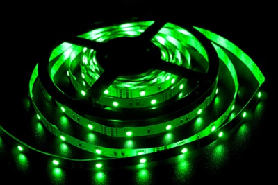 Светодиодная лента LEDcraft SMD 5050 7.2 Ватт на метр 30 диодов на метр IP 33 Зеленый