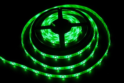 Светодиодная лента LEDcraft SMD 5050 7.2 Ватт на метр 30 диодов на метр IP 65 Зеленый