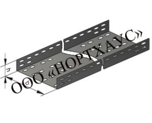 Лоток перфорированный ЛМ 400х100