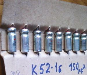 к52-1  25-150 , к52-1  25в-150м , к52-1в  25в-150мкф  конденсаторы к52-1-25в-150м