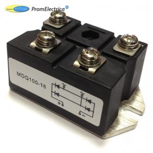 MDQ100/16 Является аналогом однофазного диодного моста POWERSEM: PSB82/08