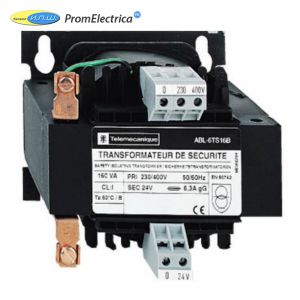 ABL6TS10B Трансформатор понижающий, 220 / 24 или 380 / 24 Вольта AC, мощность 100 Ватт Schneider Electric