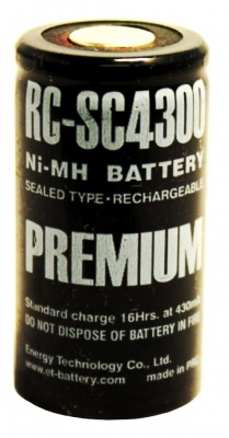 Аккумулятор никель-металлгидридный NiMH Energy Technology RC-SC4300 Premium