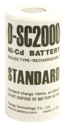 Аккумулятор никель-кадмиевый (NiCd) Energy Technology D-SC2000