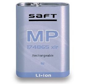 Литий-ионный аккумулятор SAFT MP 174865 xlr