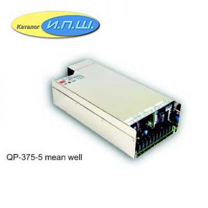 Импульсный блок питания 375W, 24V, 1.0-10A - QP-375-24C-24 Mean Well