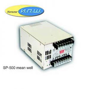 Импульсный блок питания 500W, 15V, 0-32A - SP-500-15 Mean Well