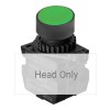 S2PR-P1G Кнопка нажатия круглая без подсветки, без блока контактов, цвет зеленый, Autonics